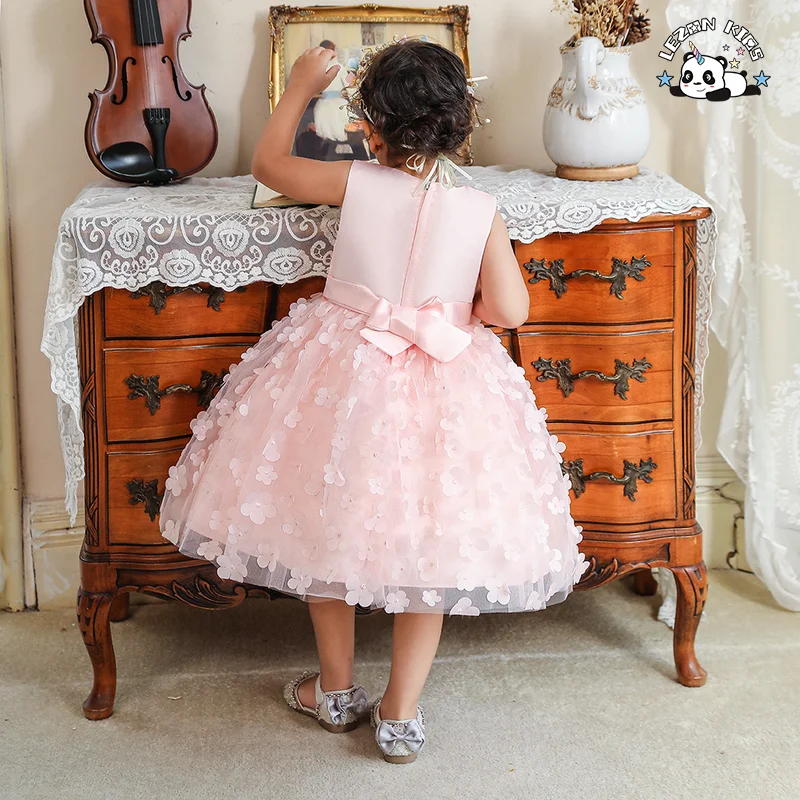 LEZONKIDS - Children's wear Summer Princess dress new baby's first birthday dress sundress girl catwalk dress